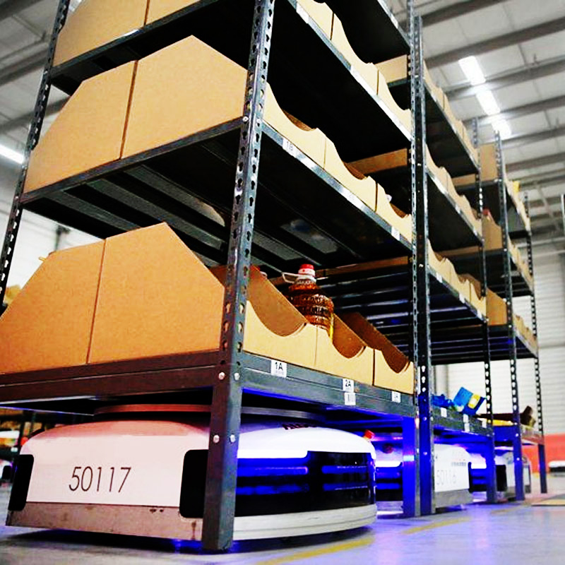Agv Reel Rack 2000kg Per Arm Heavy Duty Cable Drum Robot Ready Cantilever Storage