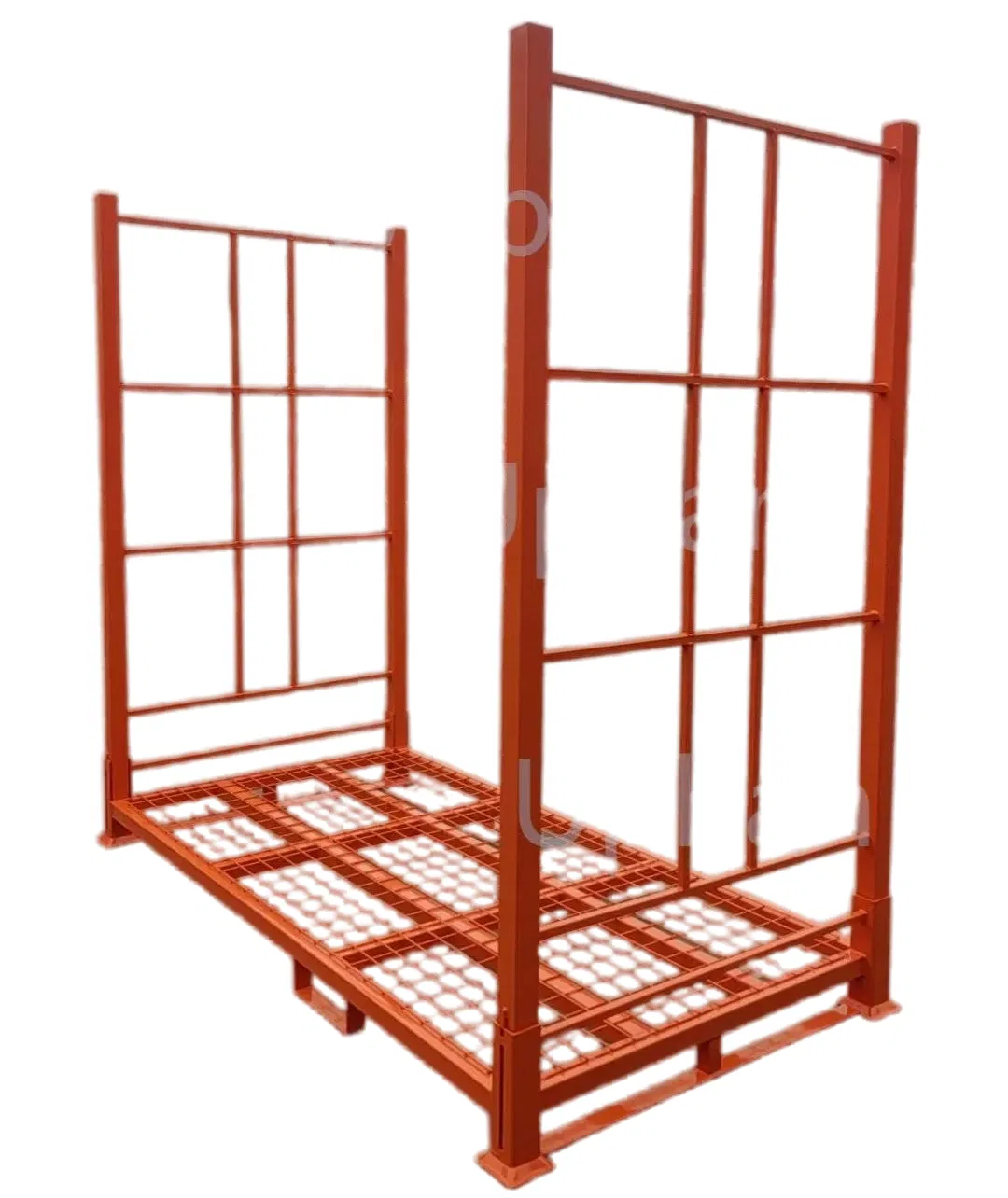 EU Type Foldable Steel Structure Tyre Rack Heavy Load Mesh Deck &amp; Transport Pallet