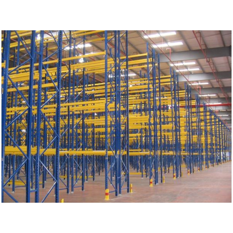 Protection Narrow Aisle Shelf Warehouse Storage Iron Heavy Duty Pallet Rack