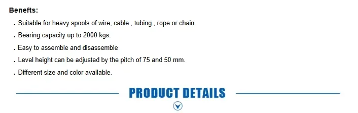 Customized Hot Sale Factory Price Grade Metal Cable Reel Storage Rack