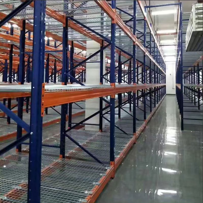 Heavy Duty Selective Teardrop Pallet Rack High Load Capacity for Distribution Center Inventory Management