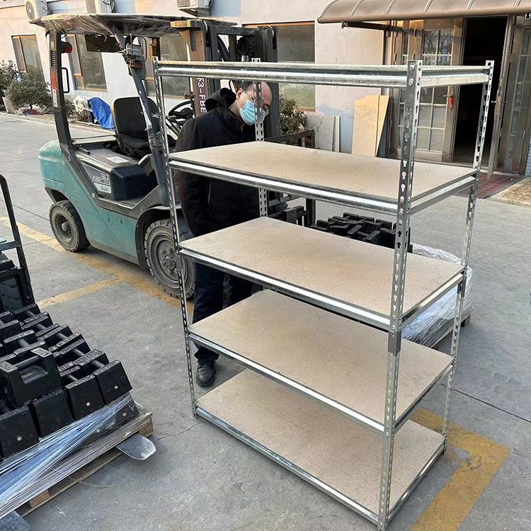 Heavy Duty Z Beam Shelves Galvanized Steel New Boltless Shelving 40x120x200 square Storage Stacking Rack Shelves for Home Use