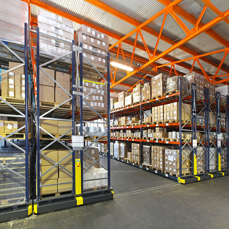 Heavy Duty Steel Pallet Rack with Durable Wire Mesh Decking