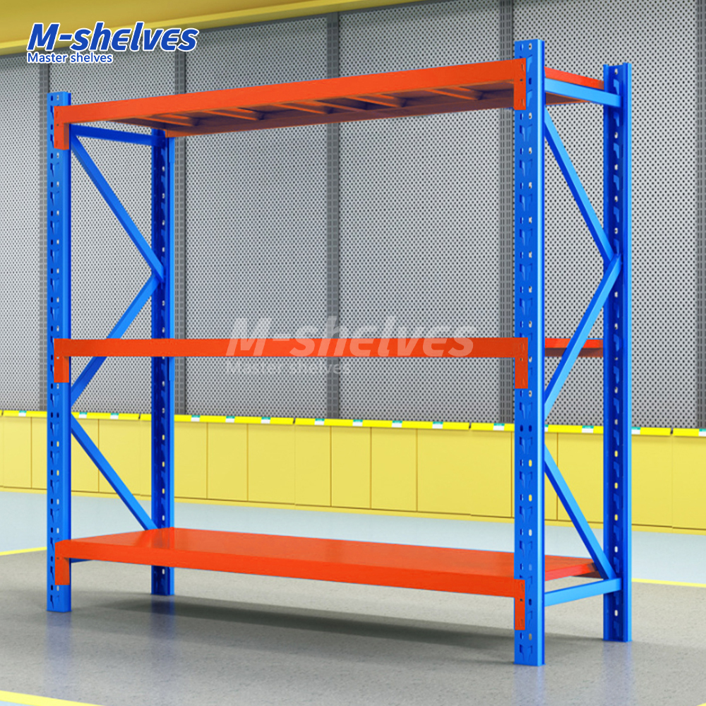 Heavy Duty 4 Tier Boltless Iron/Steel Anti-Rust Storage Rack 200KG Per Layer Stackable Shelving for Warehouse &amp; Garage