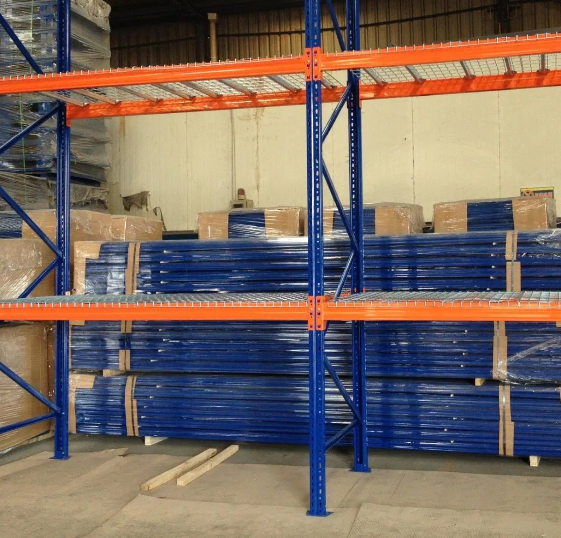 Pallet Rack with Steel Wire Mesh Decks