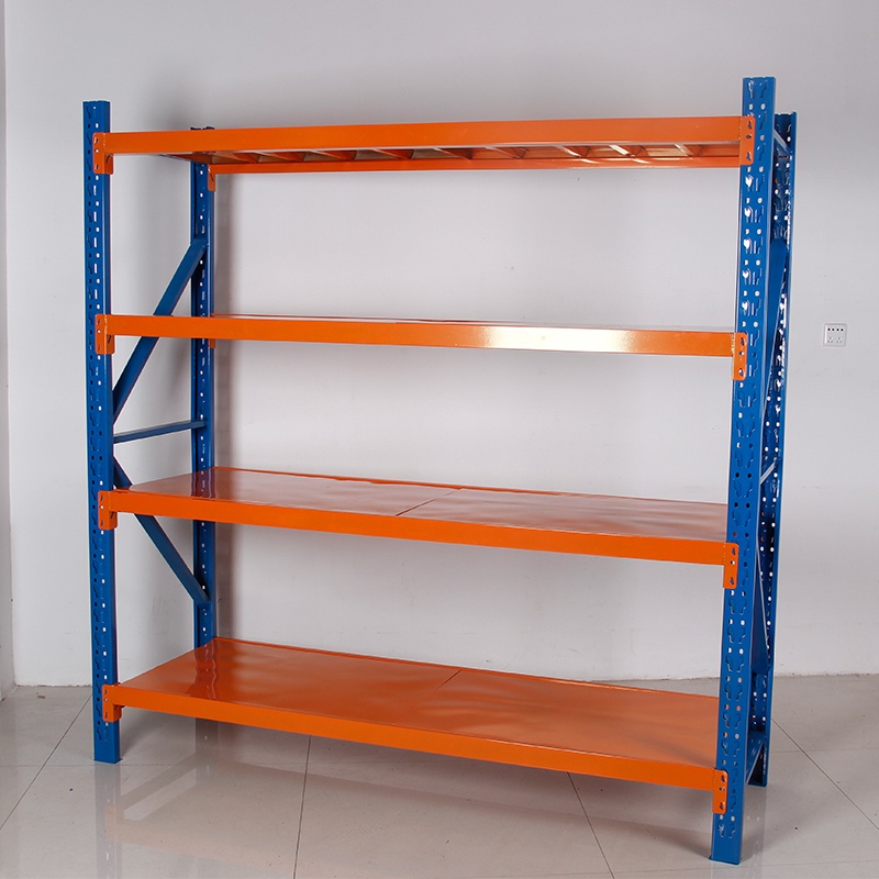Quality 4-Layer Steel Adjustable Boltless Rack Shelf Warehouse Storage Medium Duty Powder Coated Corrosion