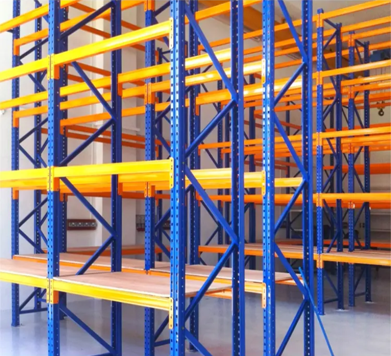 Heavy-Duty Customized Multi-Level Teardrop Storage Pallet Rack Steel Shelving Units for Warehouses Selective Pallet Racking