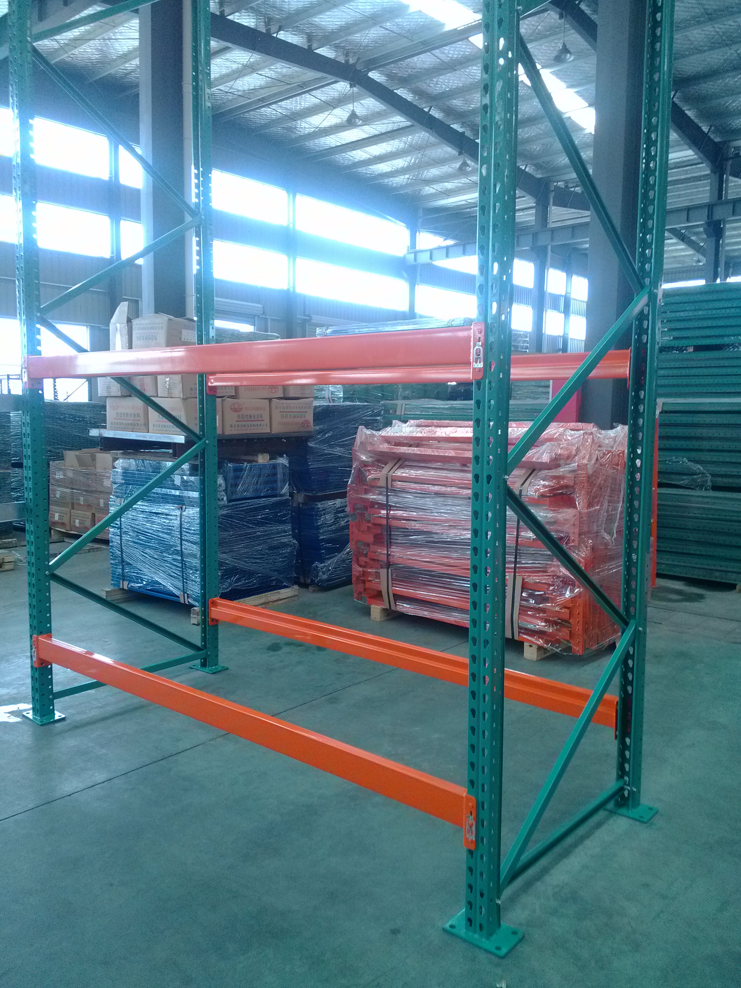 Tear Drop Pallet Rack Drawing