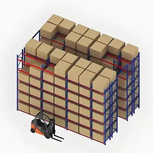 Vna Warehouse Selective Pallet Racking Very Narrow Aisle