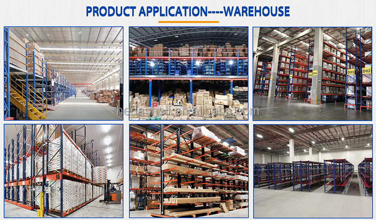 Finished heavy duty cantilever installations