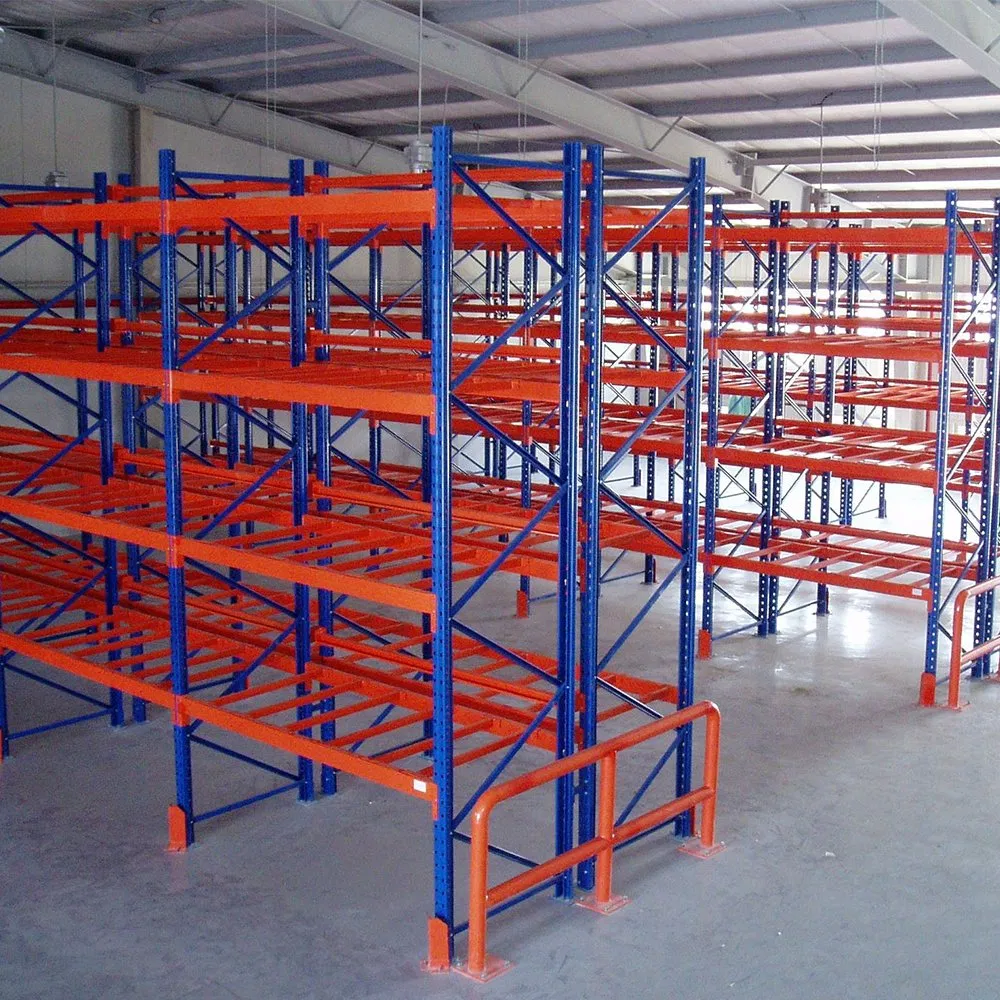 Warehouse Equipment Heavy Duty Pallet Storage Steel Rack with Wire Mesh Decking