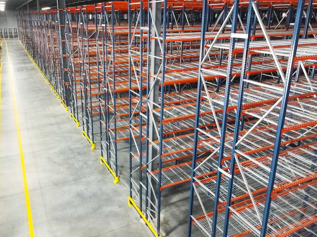 Durable Structural Steel Selective Pallet Rack Easy Installation Warehouse Shelving System