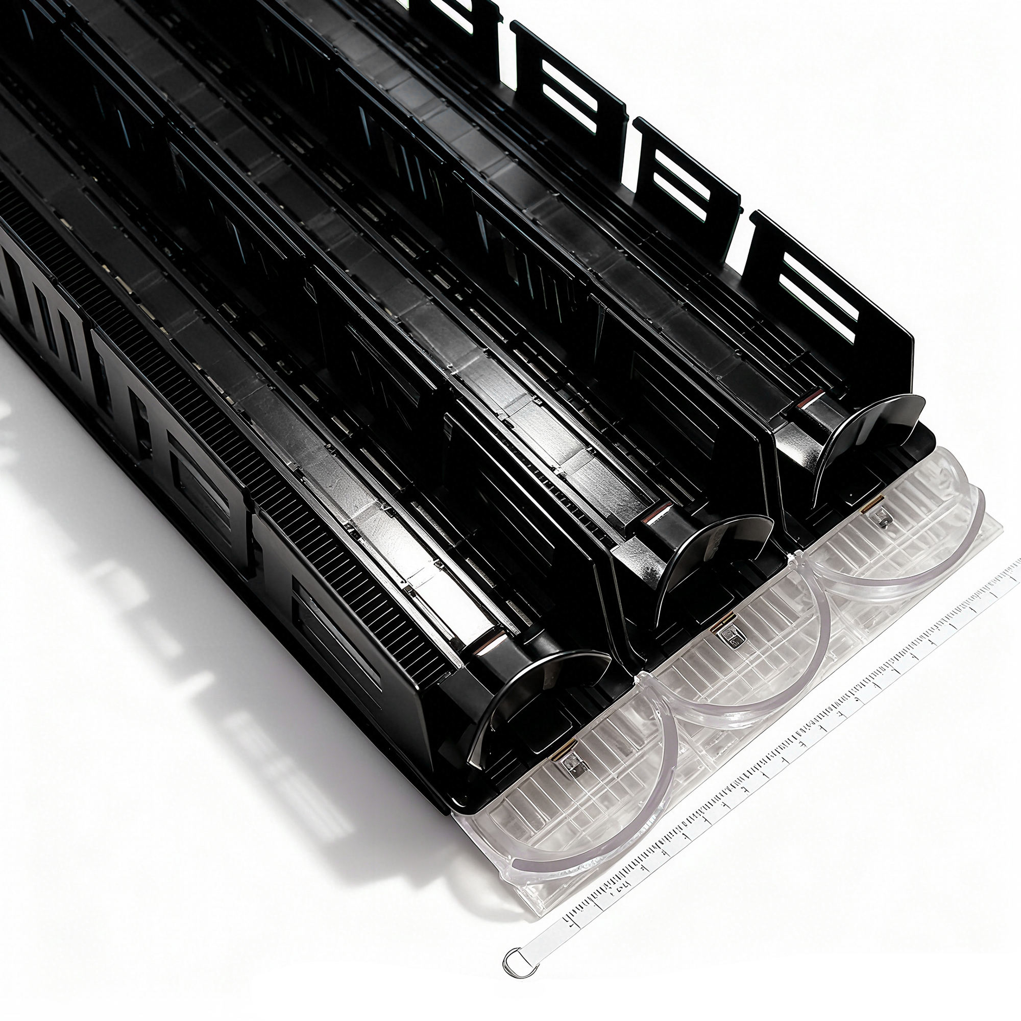 Soda Glides Gravity Flow System Shelf Roller Liquor Store Cooler Shelving for Refrigerator Shelf Trays