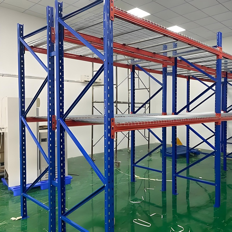 Fire Resistant Wire Mesh Deck Steel Rack Safety Compliant for Warehouse Storage