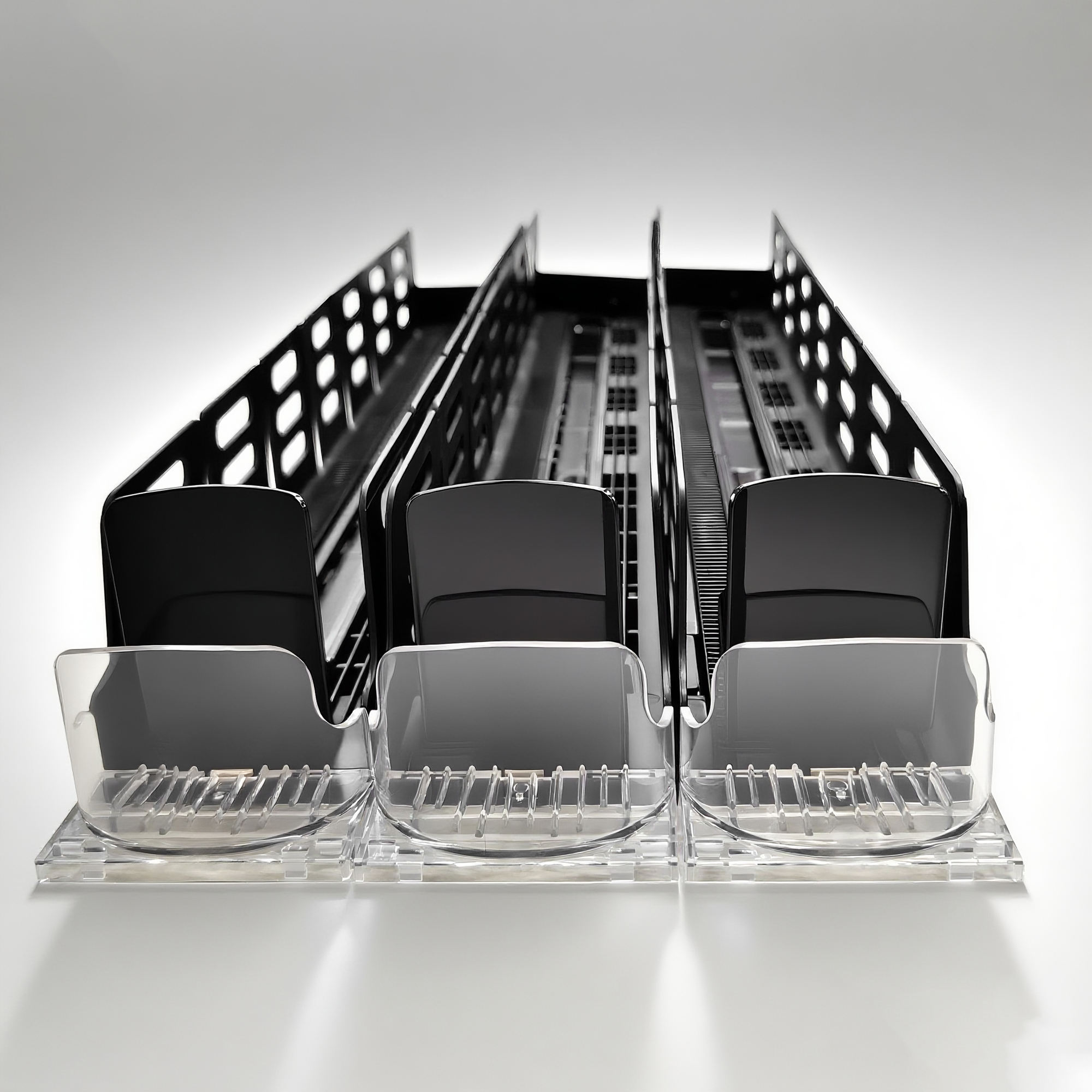 Soda Glides Gravity Flow System Shelf Roller Liquor Store Cooler Shelving for Refrigerator Shelf Trays