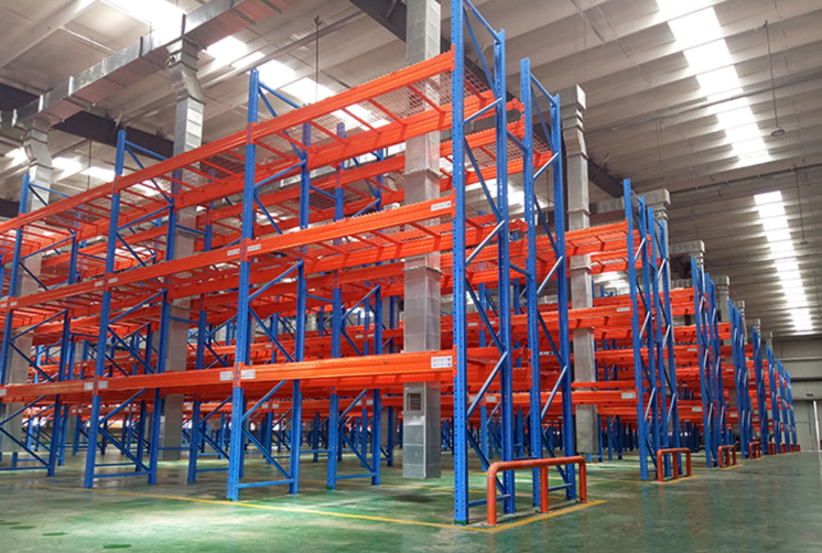 Heavy-Duty Customized Multi-Level Teardrop Storage Pallet Rack Steel Shelving Units for Warehouses Selective Pallet Racking