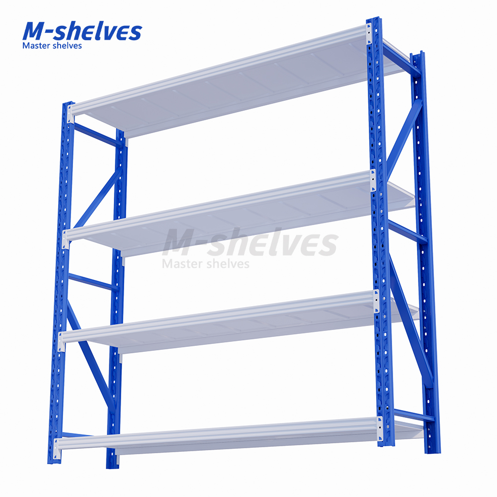 Heavy Duty 4 Tier Boltless Iron/Steel Anti-Rust Storage Rack 200KG Per Layer Stackable Shelving for Warehouse &amp; Garage