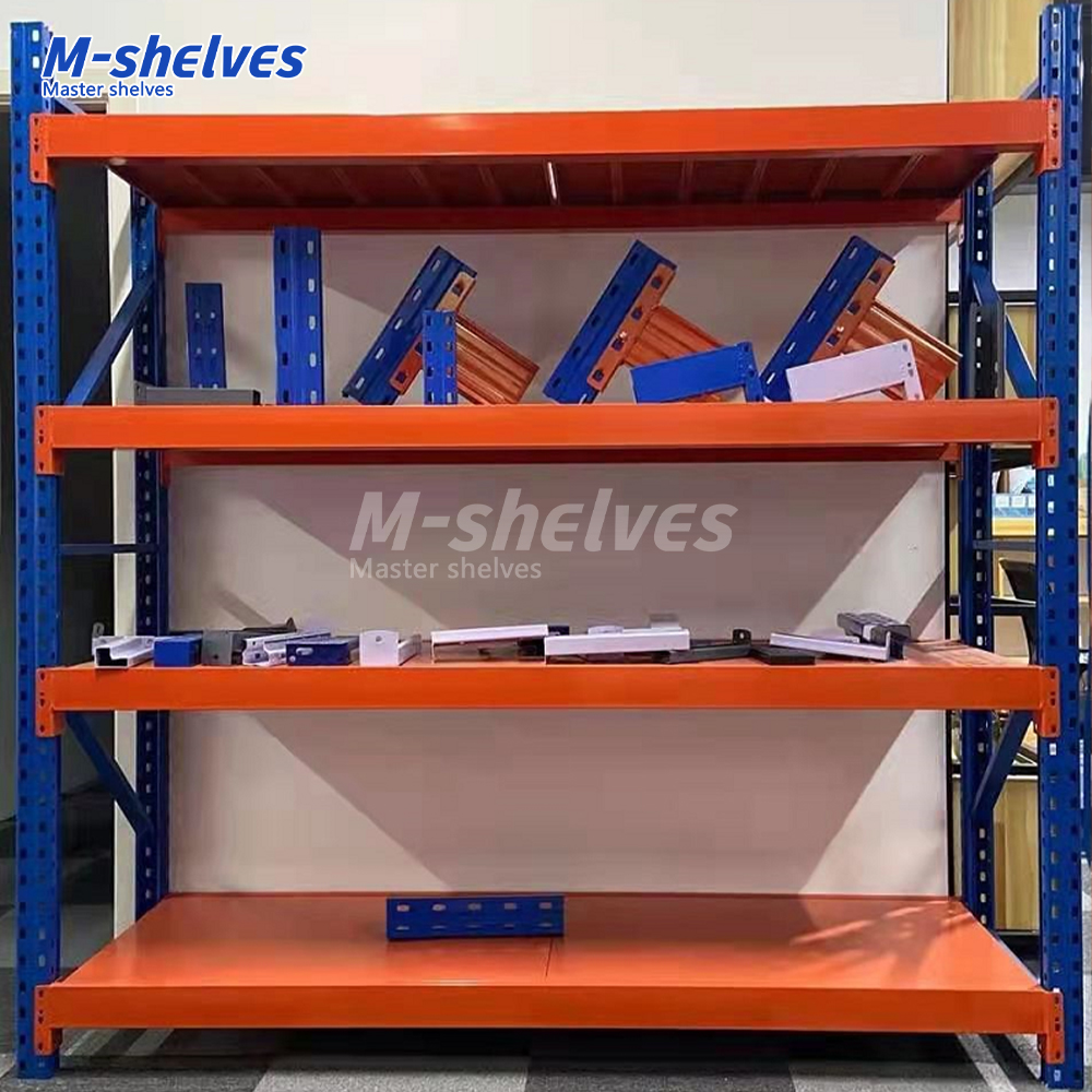 Heavy Duty 4 Tier Boltless Iron/Steel Anti-Rust Storage Rack 200KG Per Layer Stackable Shelving for Warehouse &amp; Garage