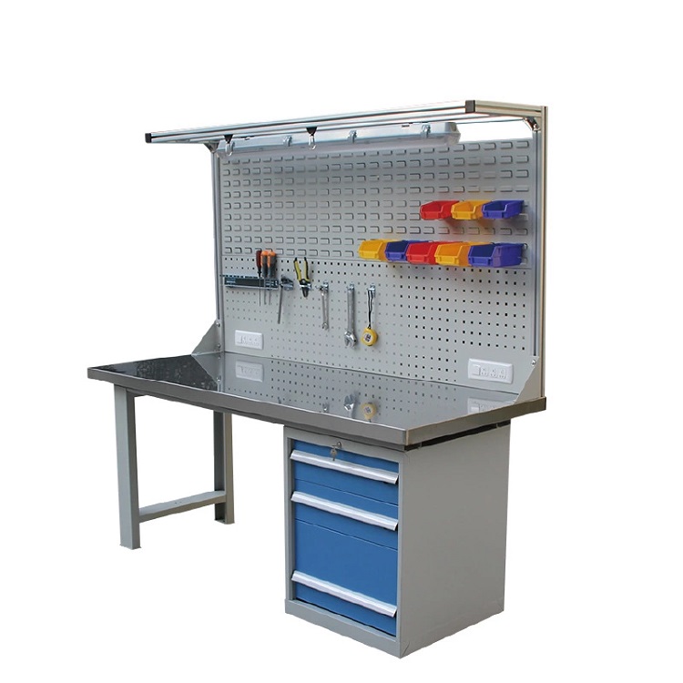 Custom Work Bench Workbench With Tool Rack Professional Workbench