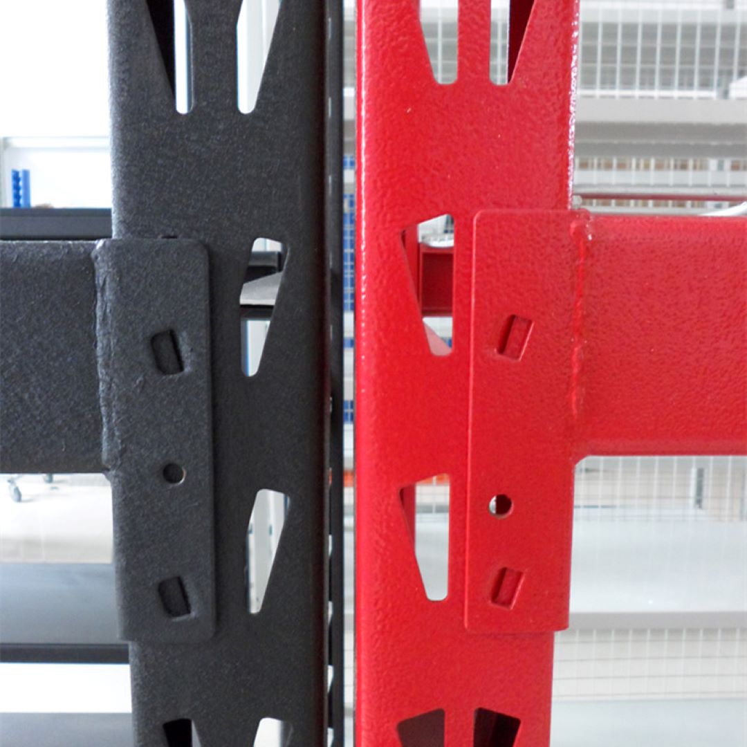 Industrial Heavy-Duty Black Warehouse Rack Storage Unit Cargo &amp; Storage Equipment