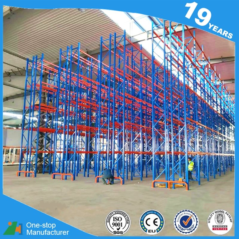 Heavy Duty Narrow Aisle Pallet Rack System for Warehouses