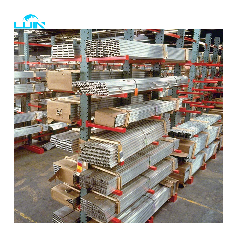 Lijin Industrial Pipe Rack System Metal Steel Cantilever Racking Plywood Storage Rack