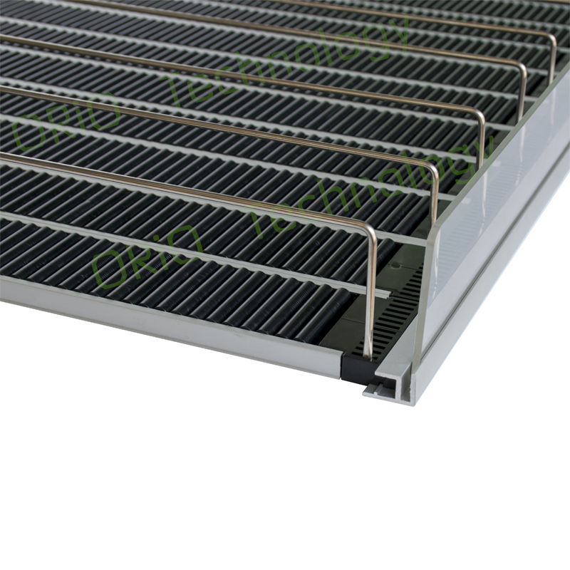 Drink Pusher Small MOQ Soda Glides Gravity Flow System Shelf Roller Liquor Store Cooler Shelving for Refrigerator Shelf Trays