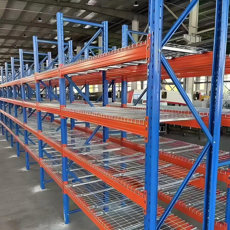Fire Resistant Wire Mesh Deck Steel Rack Safety Compliant for Warehouse Storage
