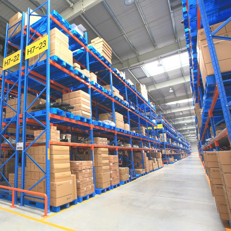 Selective Pallet Rack with Mezzanine Steel Plate or Mesh Deck Optional for Second Level for Warehouse Rack Heavy Duty Storage Rack Steel Rack