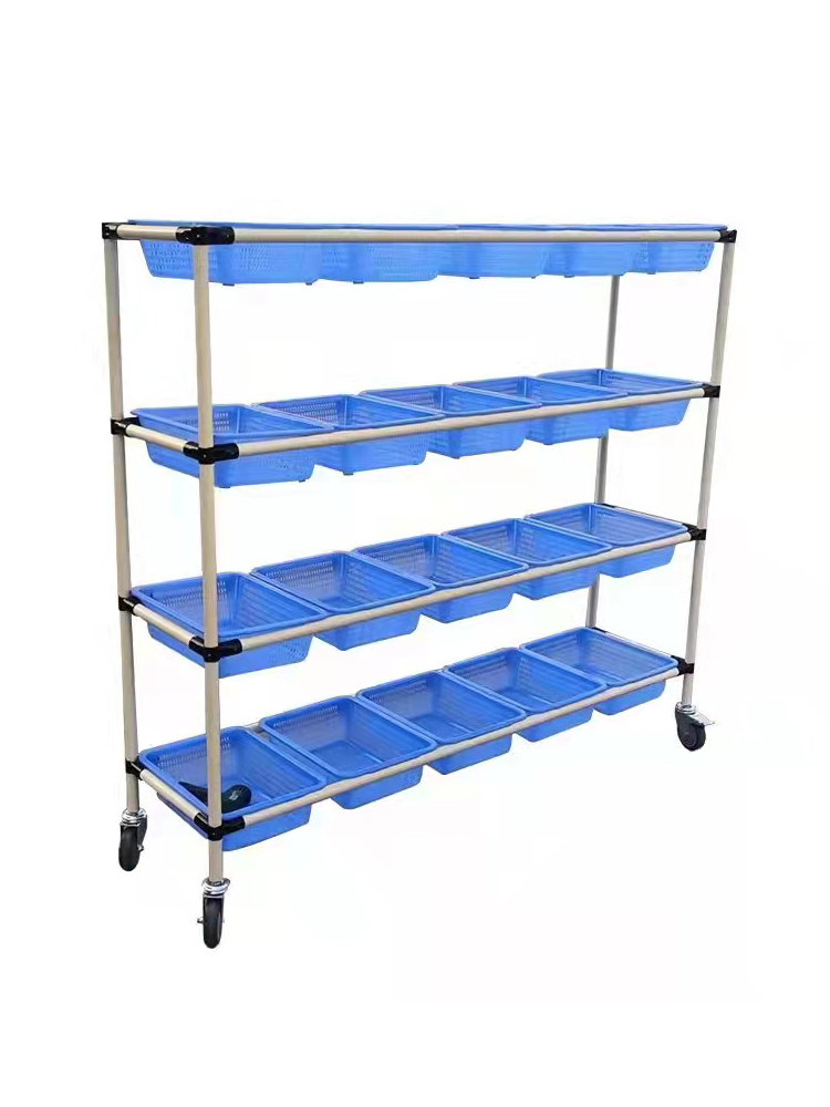 Multi-Level Steel Warehouse Express Sorting Truck for E-commerce Logistics Picking and Wall Mobile Tool Vehicle