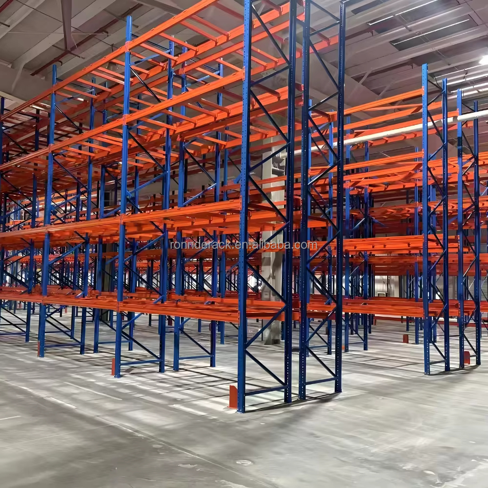 Wholesale US Upright Steel Selective Pallet Racking Teardrop Design Warehouse Storage Racks
