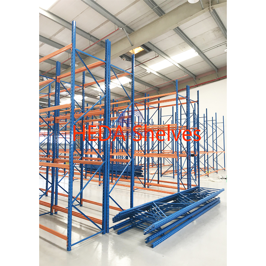 Teardrop Racks 5-Layer Durable High-Density Warehouse Pallet Shelving Racking System with Adjustable Steel Beam Structure