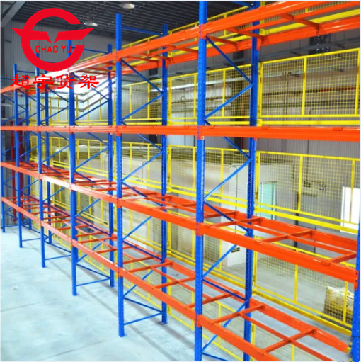 Chaoyu Brand Industrial Warehouse Drive-Through Push-Back Pallet Rack High Load Capacity Sturdy Steel Structure Corrosion