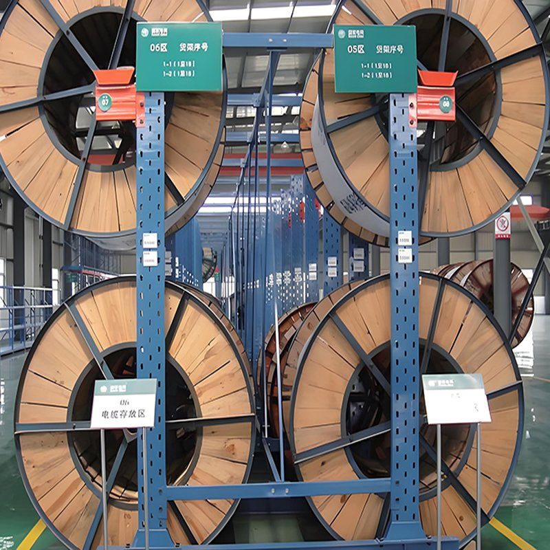 Armoured Cable 2500kg Per Bay Heavy Cable Reel Rack for Utility Substation