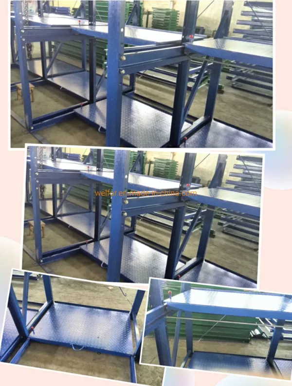 Rails and screw rod details