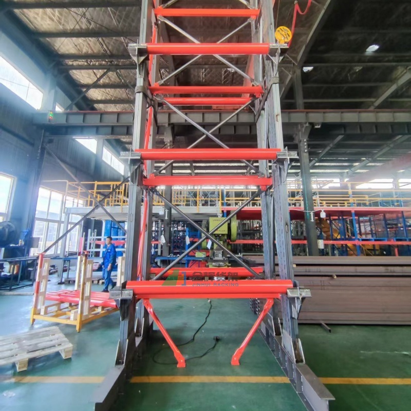 Storage High Strength Q235B Cold Rolled Steel Cantilevered Cable Reel Rack Heavy Rack Profile Cantilever Warehouse Racking