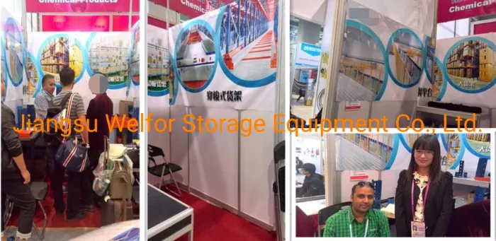 Exhibition Fair showcasing mold racks