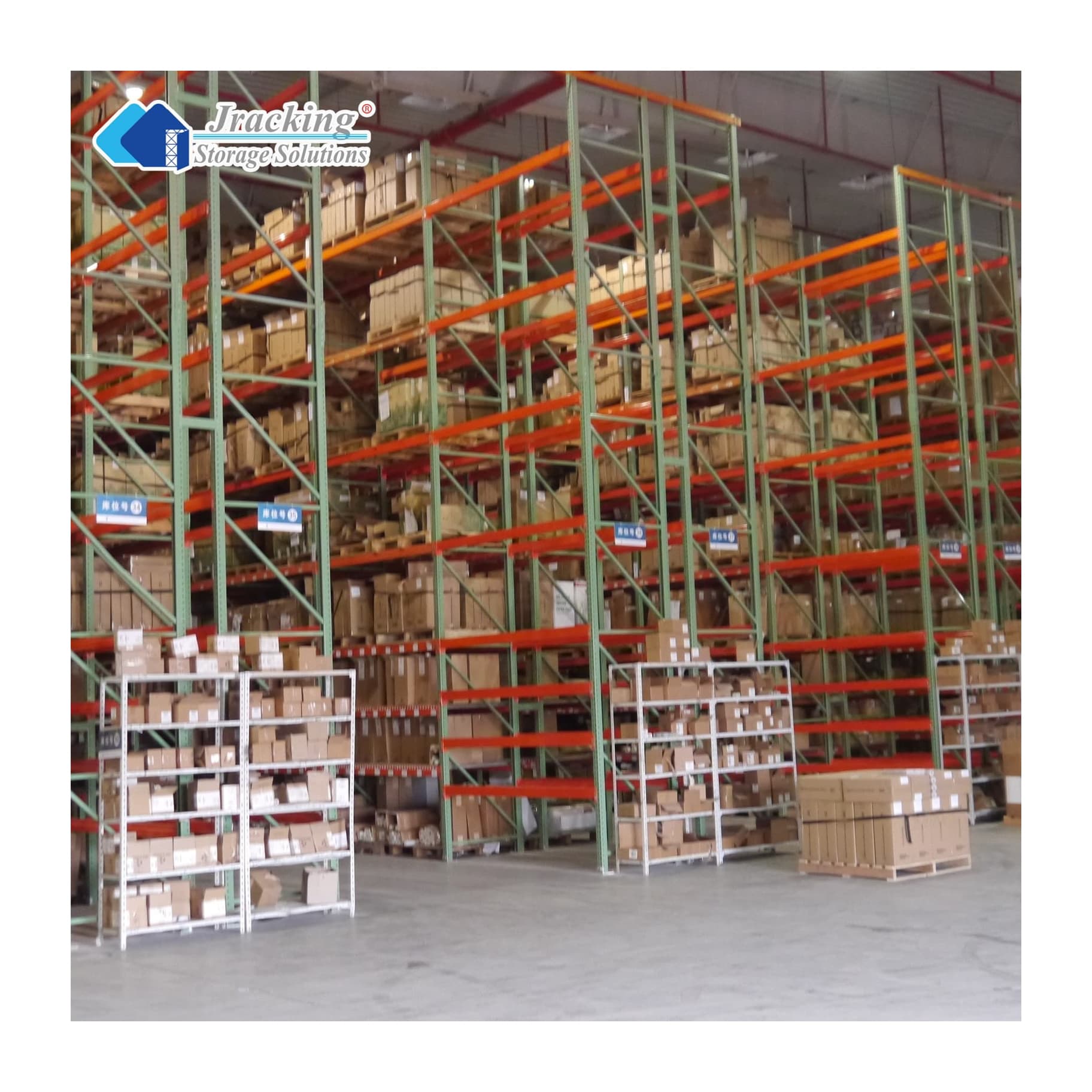 Jracking US Standard Warehouse Shelving Storage Racks Heavy Duty Pallets Racking System For Logistics Industry