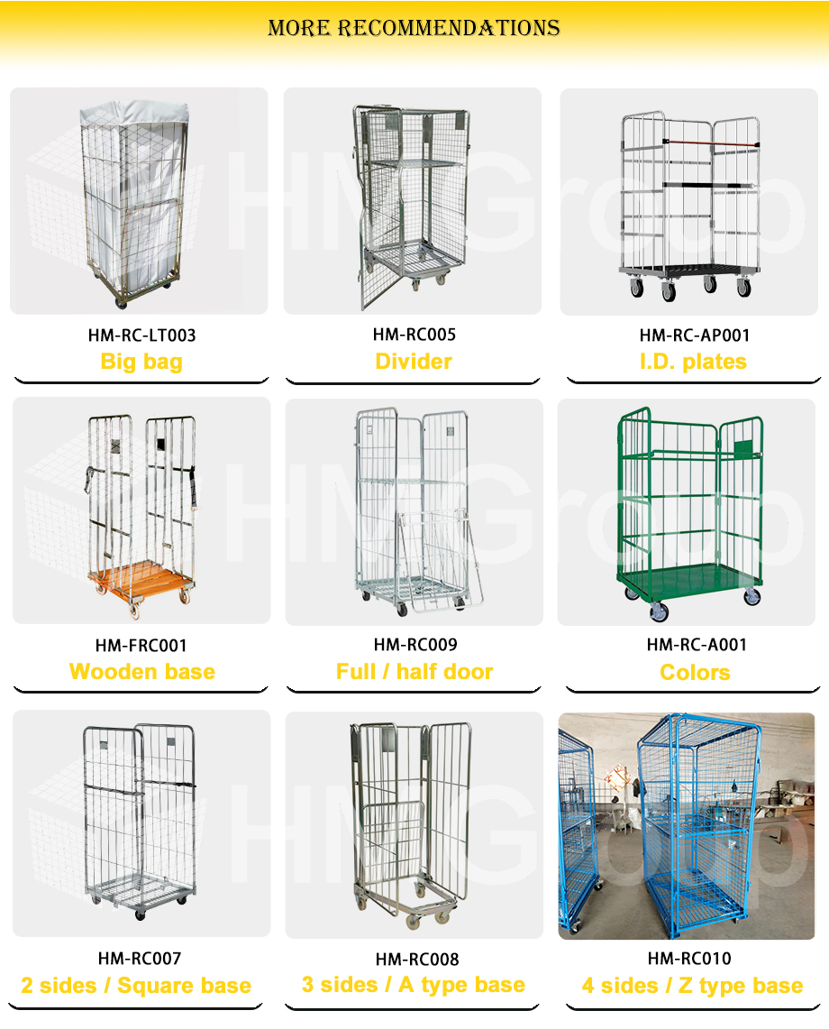 Adjustable Shelves Durable Metal Steel Welding Material Multi Level Heavy Duty Picking Trolleys for Warehouse