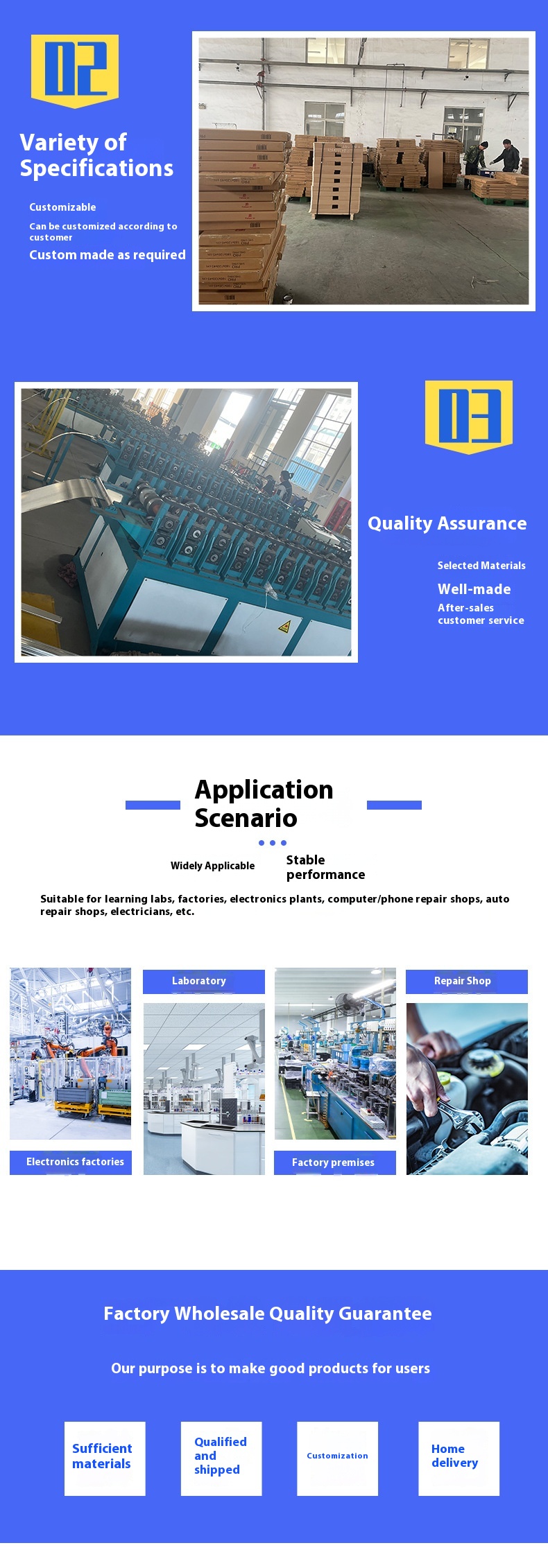 Powder Coating Stacking Racks Detail View