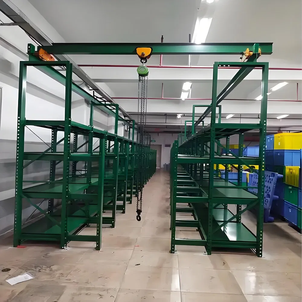 Factory Heavy Duty Steel Warehouse Mold Storage Rack Drawer Shelf Mold Racking