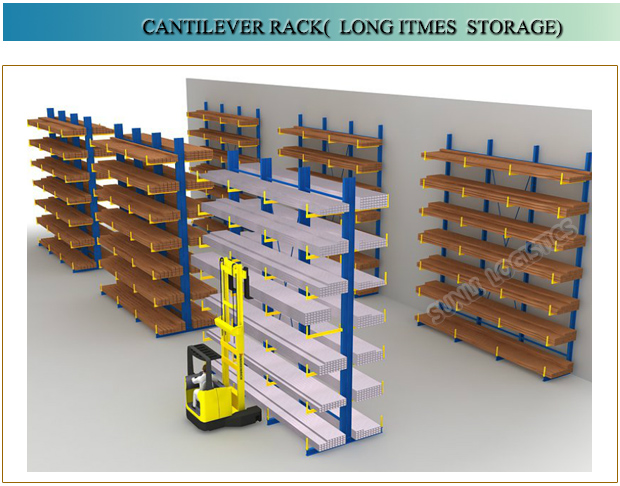 Heavy Duty Steel Q235/Carbon Steel CE L1200mm Max PVC Pipe Storage Cantilever Rack and Pallet Racking OEM Product