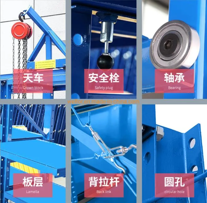 Heavy Mould Storage of Mold Racking Sliding Drawer Heavy Duty Mould Rack Shelf Mold Rack