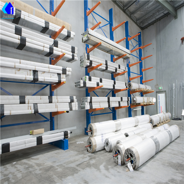 Jracking Customized Warehouse Storage Racks Rust-Resistant Light Duty Cantilever Rack for Plastic Pipes Storage