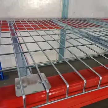 Heavy-Duty Galvanized Q235 Steel Wire Mesh Deck Warehouse Rack with Durable
