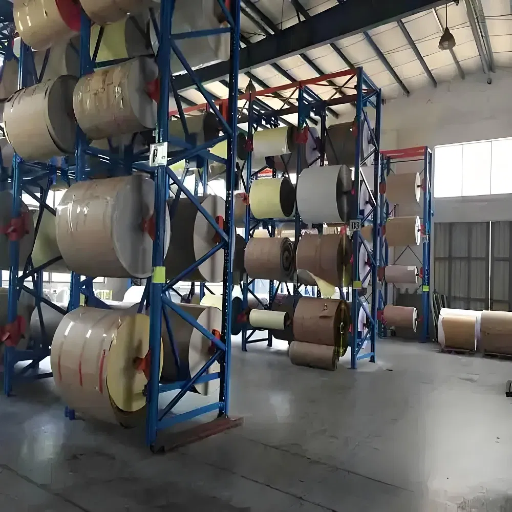 China Factory Heavy Duty Warehouse Storage Steel Cable Reel Rack