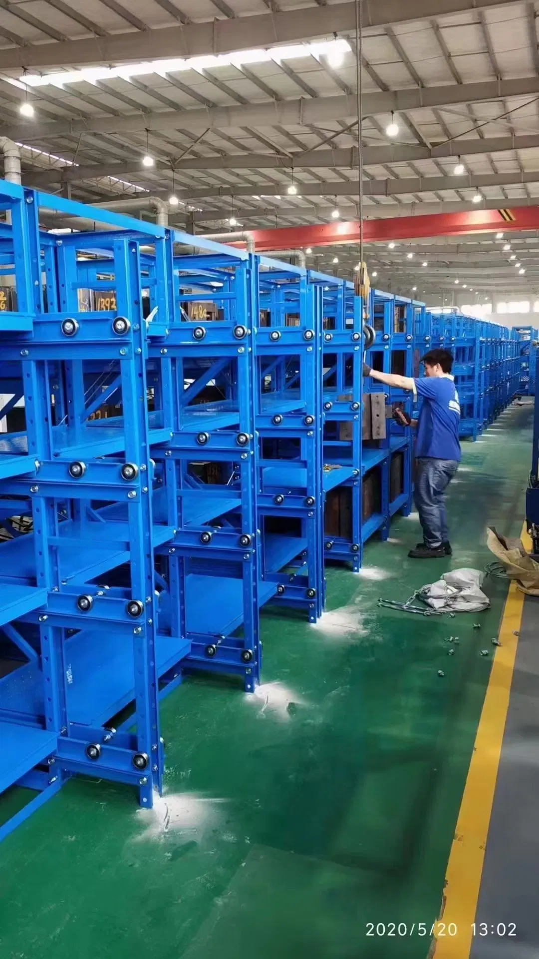 Heavy Duty Warehouse Storage Drawer Type Mould Racks for Long-Term Use
