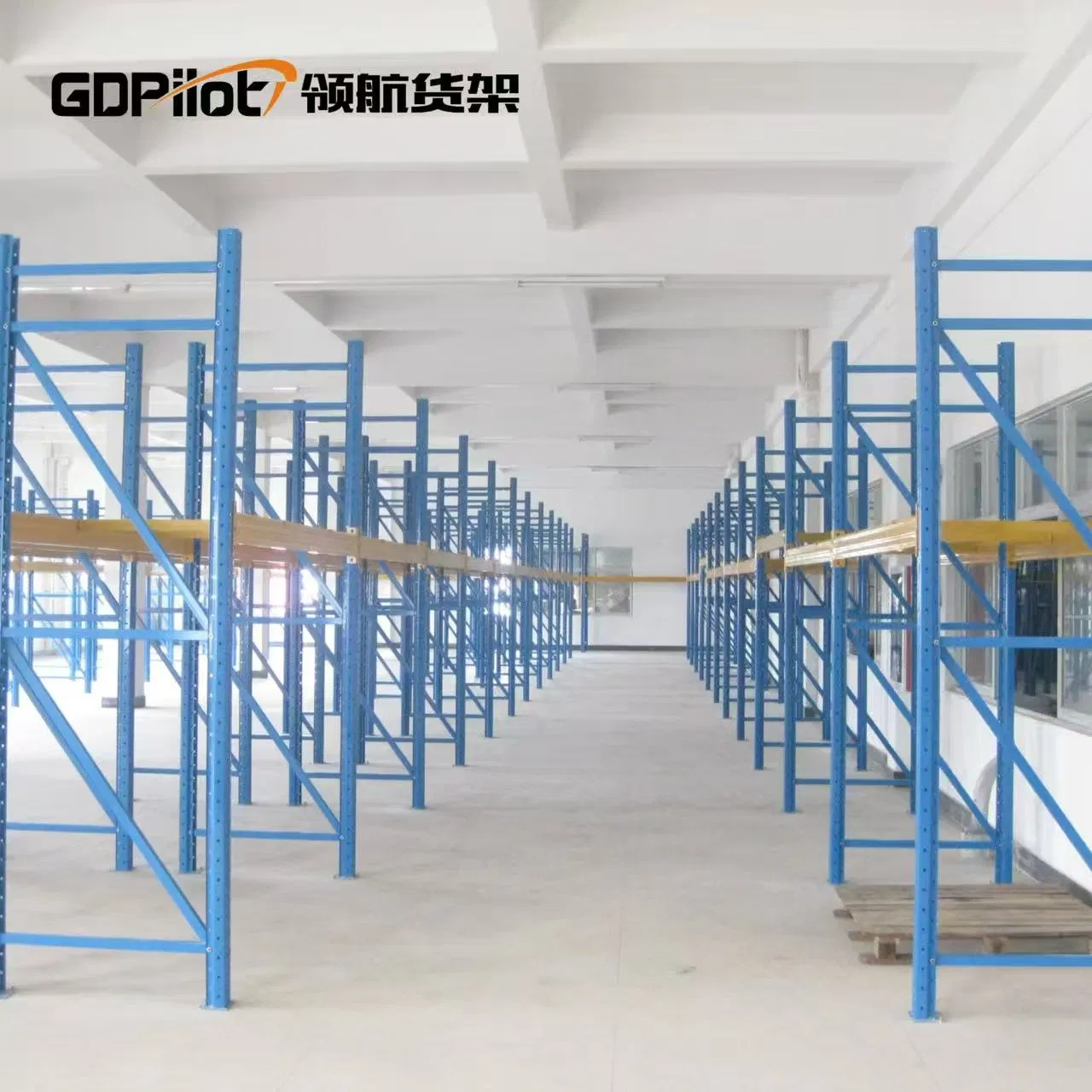 Double Deep Narrow Aisle High Efficiency Warehouse Pallet Storage System Solution Heavy Duty Rack