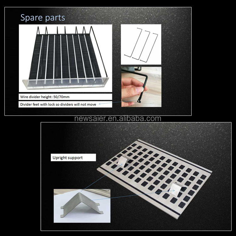 Gravity Feed Shelving for Beverage Cooler Roller System