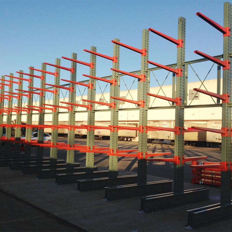 Heavy Duty Steel Q235/Carbon Steel CE L1200mm Max PVC Pipe Storage Cantilever Rack and Pallet Racking OEM Product